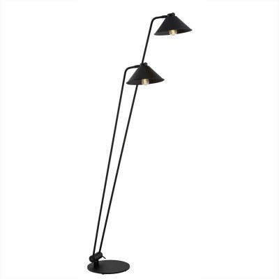 Lampadar, cu 2 brate design modern GABIAN negru