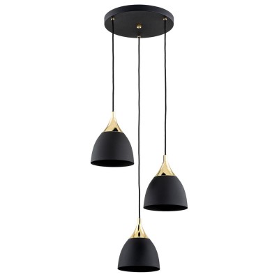 Pendul design modern MURANO negru