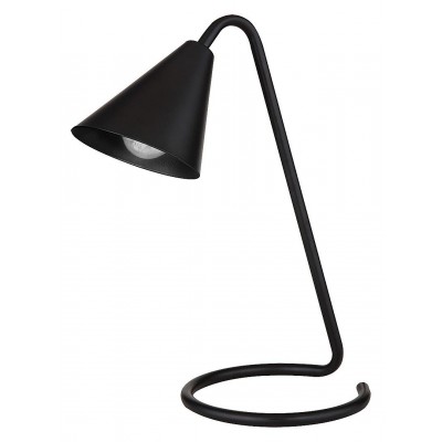 Veioza, lampa de masa design industrial Monty negru