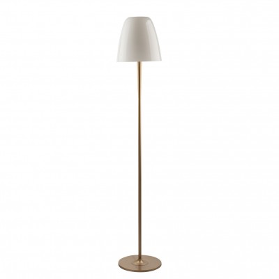 Lampadar, Lampa de podea design deosebit Ares auriu/ alb