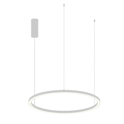 Lustra moderna design circular LED HOOP BIANCA D80