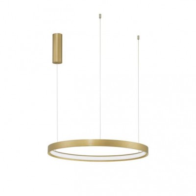 Lustra LED suspendata design modern circular PERRINE D-60cm aurie