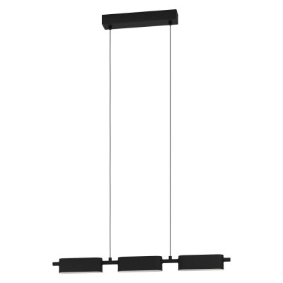 Lustra LED suspendata design modern ROVIRA negru