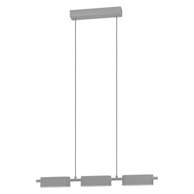 Lustra LED suspendata design modern ROVIRA aluminiu, alb