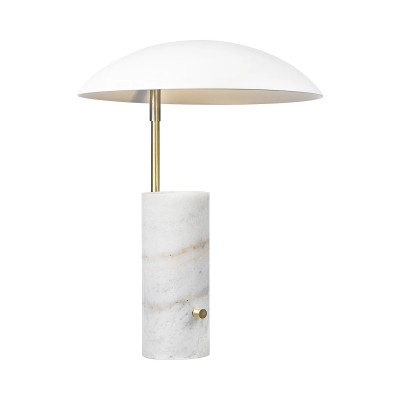 Veioza, lampa de masa design modern Mademoiselle alb