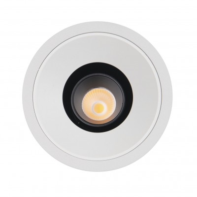 Spot LED incastrabil GALEXO H0106 alb cu inel alb