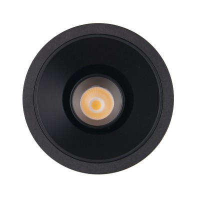 Spot LED incastrabil GALEXO H0106 negru cu inel negru