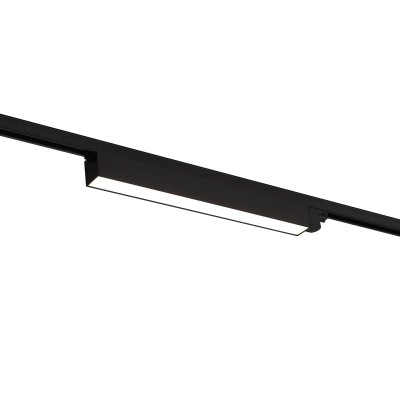 Modul liniar LED pentru sina trifazata MAXLIGHT, LINEAR TRACK BLACK