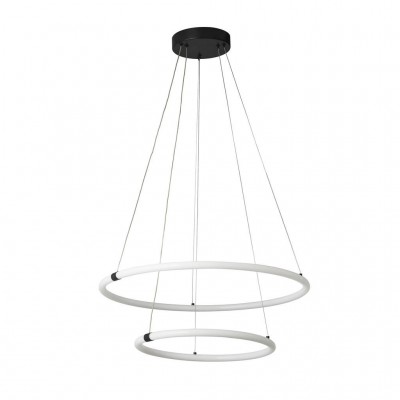 Pendul, Lustra suspendata cu 2 inele, design modern LED, Revolve