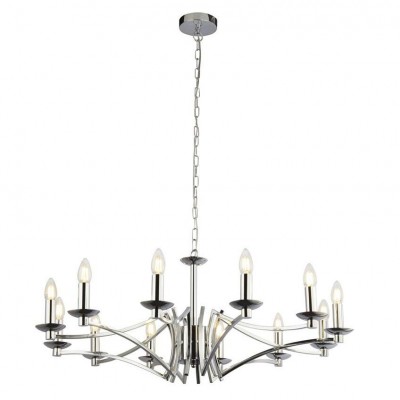 Candelabru clasic cu 12 brate stil elegant Ascot crom