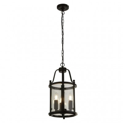 Lustra stil traditional Lantern Grande 3L negru