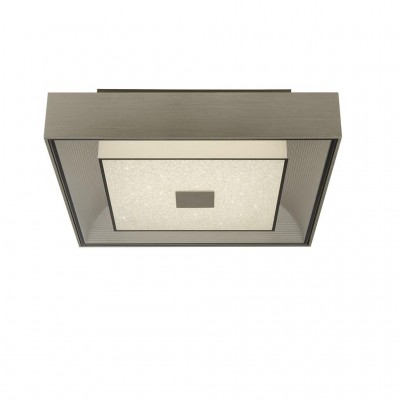 Plafoniera eleganta design modern Rhea LED argintiu