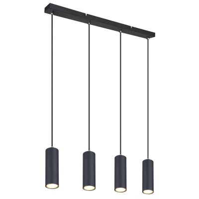 Lustra cu 4 pendule design modern ROBBY negru