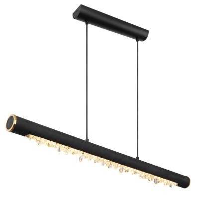 Lustra suspendata LED design modern Felicitas negru