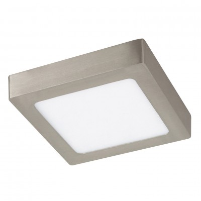 Plafoniera LED design modern Lois crom satin 17x17cm