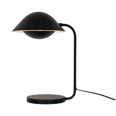 Veioza, lampa de masa design modern Freya negru