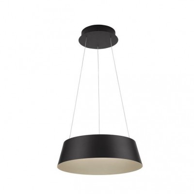 Pendul LED dimabil design modern ALBA negru 42cm