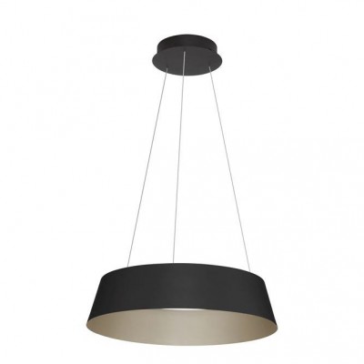 Pendul LED dimabil design modern ALBA negru 54cm