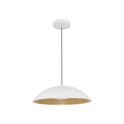 Pendul LED dimabil design modern GLIM alb 60cm