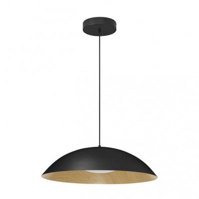 Pendul LED dimabil design modern GLIM negru 60cm