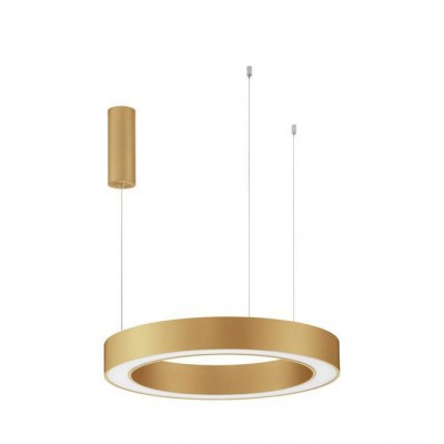 Pendul LED dimabil design modern MORBIDO alama auriu