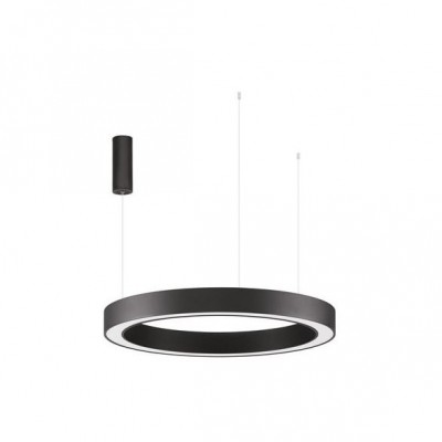 Pendul LED dimabil design modern MORBIDO negru 80cm