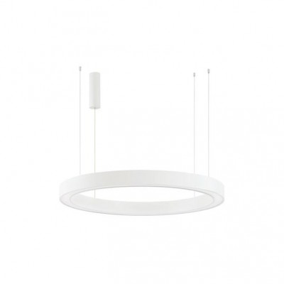 Pendul LED dimabil design modern MORBIDO alb 100cm