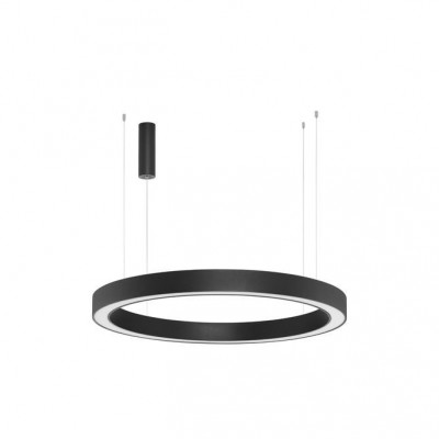 Pendul LED dimabil design modern MORBIDO negru 100cm