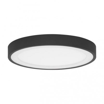 Plafoniera LED design modern Nodi negru 45cm