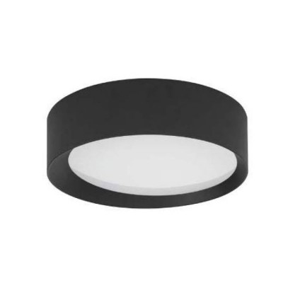 Plafoniera LED dimabila design modern Oby negru 45cm