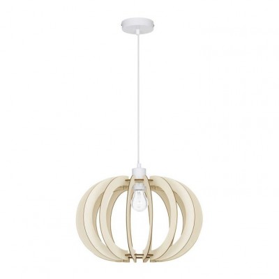 Pendul design modern OTTOLINE alb, natural