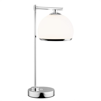 Veioza, lampa de masa clasica, eleganta Marbella plus crom