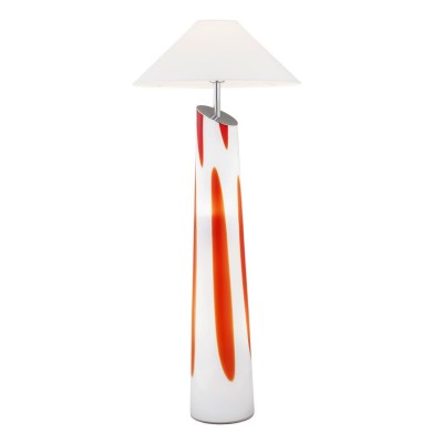 Lampadar, lampa de podea design modern POLONIA opal, rosu