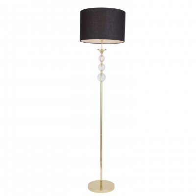 Lampadar design elegant REA negru/auriu