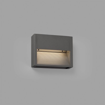 Aplica LED de exterior ambientala IP54 GRADA-1 / 3W gri