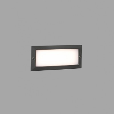 Spot LED incastrabil de exterior IP54 iluminat ambiental STRIPE gri