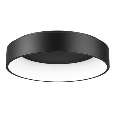 Lustra moderna aplicata LED 3000K Ø60cm RANDO negru