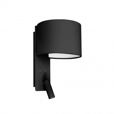 Aplica moderna cu reader LED FOLD Black