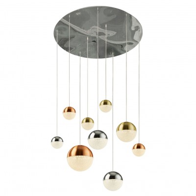 Lustra design modern cu 9 pendule LED Planets 9