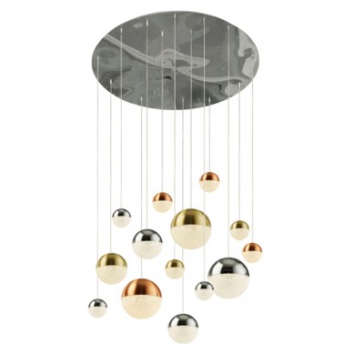 Lustra design modern cu 14 pendule LED Planets 14