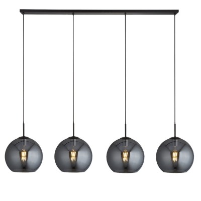 Lustra design modern cu 4 pendule fumurii AMSTERDAM