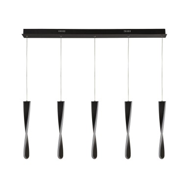 Lustra moderna cu 5 pendule LED Paddle