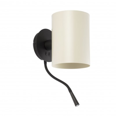 Aplica perete cu reader LED design modern GUADALUPE bej