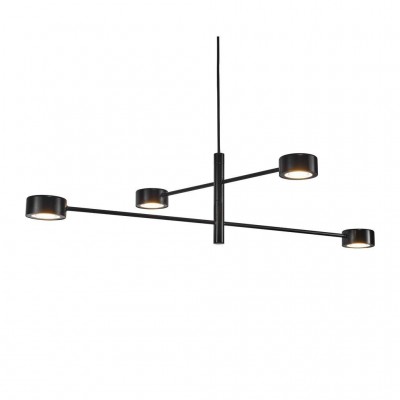 Lustra LED cu 4 brate design nordic Clyde