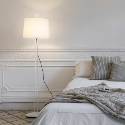 Lampadar / Lampa de podea moderna design elegant MONTREAL alba