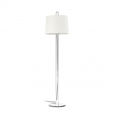 Lampadar / Lampa de podea moderna design elegant MONTREAL crom/alb