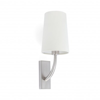 Aplica de perete eleganta design clasic REM nickel/alb