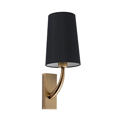 Aplica de perete eleganta design clasic REM auriu/negru