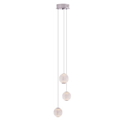 Lustra cu 3 pendule LED design modern NOBILE