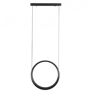 Lustra LED design modern MOON negru